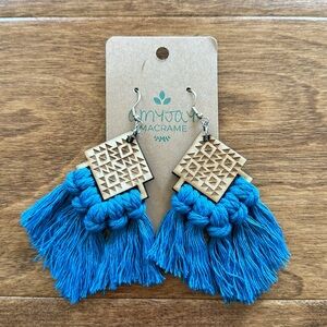 Women’s Macrame Fringe Earrings